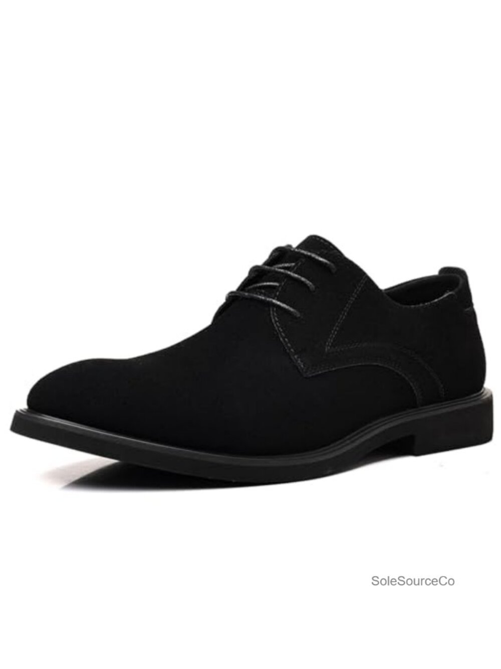 Mens Faux Suede Lace Up Oxford Dress Shoes Business Casual